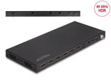 Delock HDMI Matrix Switch 4 x HDMI in zu 2 x HDMI out 4K 60 Hz mit Audio Extraktor