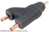 >B< Flow Y-Verteiler 3/8" Kupfer mit Isolierung