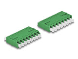 Delock LWL Kupplung HD LC Octuplex Buchse zu LC Octuplex Buchse grün