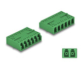 Delock LWL Kupplung HD LC Hexaplex Buchse zu LC Hexaplex Buchse grün