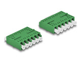 Delock LWL Kupplung HD LC Hexaplex Buchse zu LC Hexaplex Buchse grün