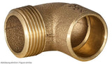 Bänninger Winkel 90° 12mm löt x 3/8" AG IBP 4092G1238 Rotguss