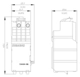 SIEMENS Unterspannungsauslöser 24V/DC 3VA9908-0BB11 f.Leistungsschalter