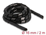 Delock Spiralschlauch flexibel 2 m x 16 mm schwarz