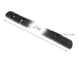 Delock Spiralschlauch flexibel 2 m x 12 mm schwarz