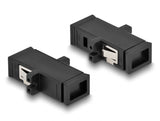 Delock LWL Kupplung MTRJ Buchse zu MTRJ Buchse schwarz