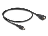 Delock USB 2.0 Kabel Typ-A Buchse zu Mini USB Stecker 0,5 m
