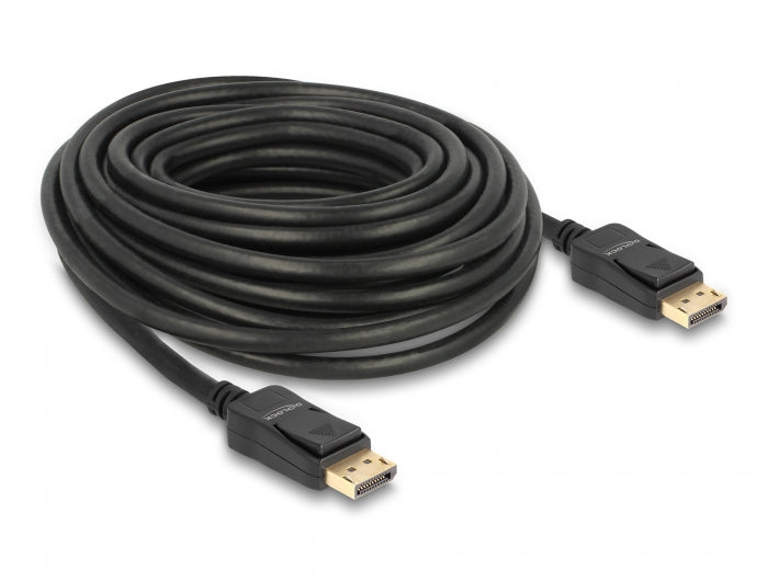 Delock Kabel DisplayPort 1.2 Stecker > DisplayPort Stecker 4K 60 Hz 10 m