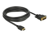 Delock HDMI zu DVI 24+1 Kabel bidirektional 3 m