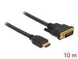 Delock HDMI zu DVI 24+1 Kabel bidirektional 10 m