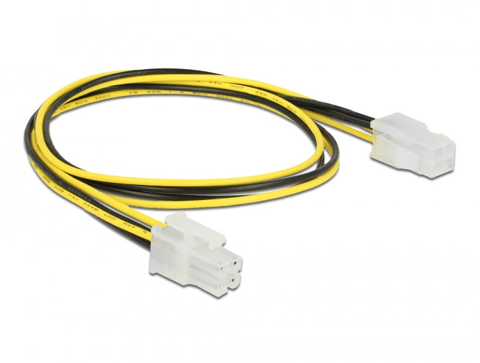Delock Verlängerungskabel P4 4 Pin Stecker > P4 4 Pin Buchse 50 cm