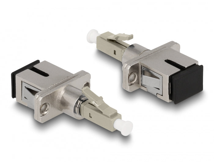 Delock LWL Hybrid Kupplung LC Simplex Stecker zu SC Simplex Buchse beige