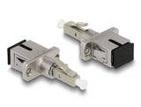 Delock LWL Hybrid Kupplung LC Simplex Stecker zu SC Simplex Buchse beige