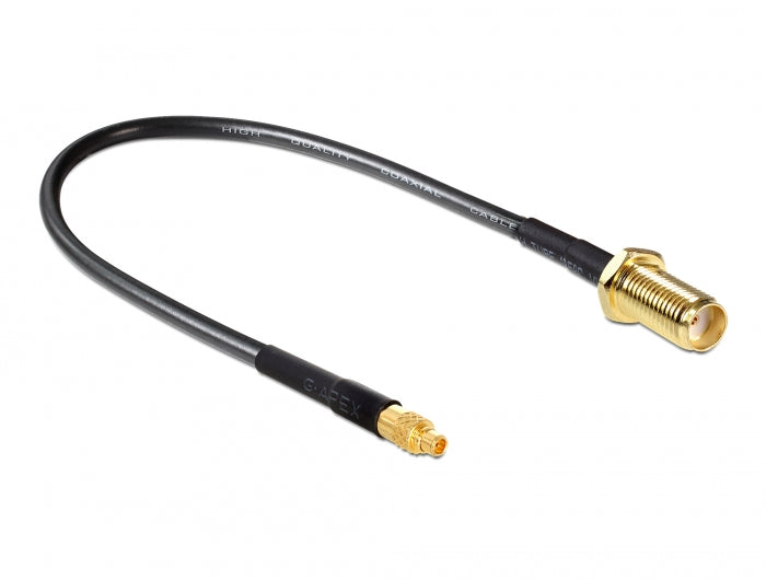 Delock Antennenkabel SMA Buchse zum Einbau zu MMCX Stecker 200 mm