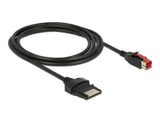 Delock PoweredUSB Kabel Stecker 24 V > 8 Pin Stecker 2 m für POS Drucker und Terminals