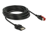 Delock PoweredUSB Kabel Stecker 24 V > 8 Pin Stecker 5 m für POS Drucker und Terminals