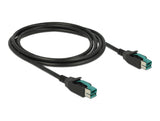Delock PoweredUSB Kabel Stecker 12 V > PoweredUSB Stecker 12 V 2 m für POS Drucker und Terminals