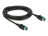 Delock PoweredUSB Kabel Stecker 12 V > PoweredUSB Stecker 12 V 3 m für POS Drucker und Terminals