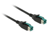 Delock PoweredUSB Kabel Stecker 12 V > PoweredUSB Stecker 12 V 4 m für POS Drucker und Terminals