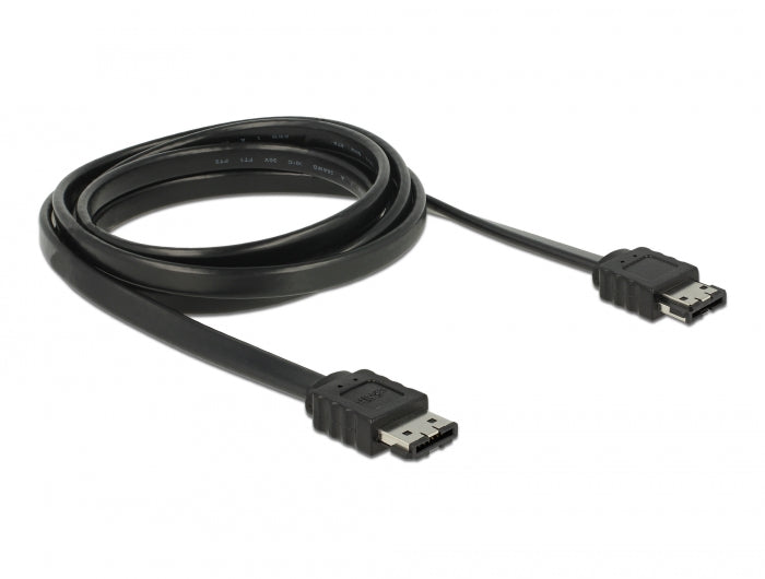 Delock Kabel eSATA 3 Gb/s Buchse > eSATA Buchse 2 m schwarz