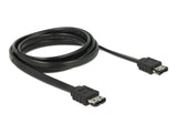 Delock Kabel eSATA 3 Gb/s Buchse > eSATA Buchse 2 m schwarz