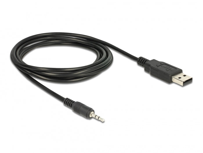 Delock Konverter USB 2.0 Stecker > TTL 2,5 mm 3 Pin Klinkenstecker 1,8 m (3,3 V)
