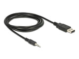 Delock Konverter USB 2.0 Stecker > TTL 2,5 mm 3 Pin Klinkenstecker 1,8 m (3,3 V)