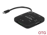 Delock Micro USB OTG Card Reader + 3 Port USB Hub