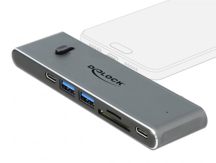 Delock Dockingstation Dual USB Type-C™ mit HDMI / USB 3.2 / SD / PD 3.0