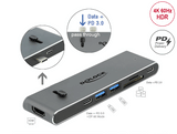Delock Dockingstation Dual USB Type-C™ mit HDMI / USB 3.2 / SD / PD 3.0