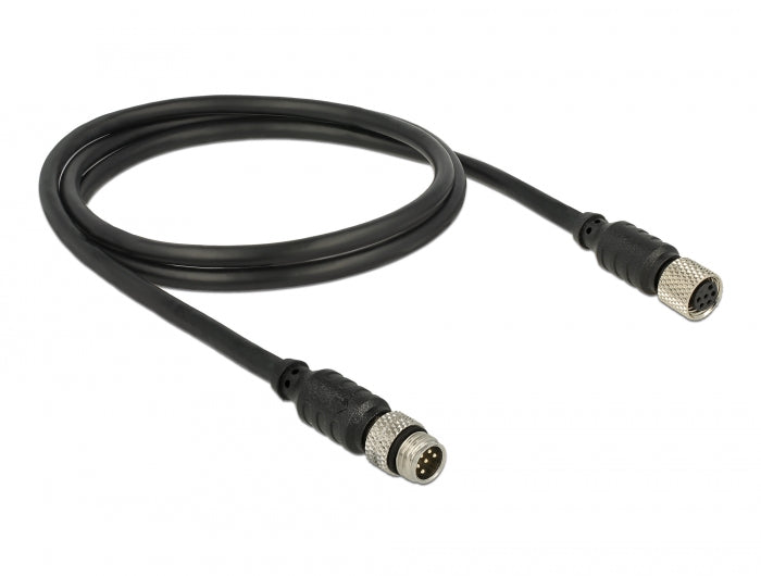 Navilock Verlängerungskabel M8 Stecker > M8 Buchse wasserdicht 1 m für M8 GNSS Empfänger