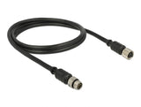 Navilock Verlängerungskabel M8 Stecker > M8 Buchse wasserdicht 1 m für M8 GNSS Empfänger
