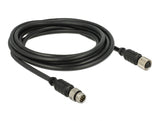 Navilock Verlängerungskabel M8 Stecker > M8 Buchse wasserdicht 3 m für M8 GNSS Empfänger