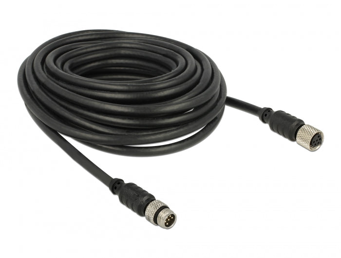 Navilock Verlängerungskabel M8 Stecker > M8 Buchse wasserdicht 10 m für M8 GNSS Empfänger