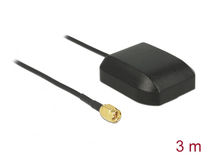 Navilock NL-281GG Multi GNSS GALILEO GLONASS GPS SMA Stecker Antenne 3 m outdoor