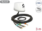 Navilock NL-400 Multiband GNSS 5G LTE-MIMO WLAN-MIMO IEEE 802.11 ac/a/h/b/g/n Antenne 5 x RP-SMA omnidirektional Dachmontage outdoor