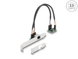 Delock Mini PCIe I/O PCIe half size 1 x RJ45 2,5 Gigabit LAN