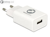 Navilock Ladegerät 1 x USB Typ-A mit Qualcomm® Quick Charge™ 3.0 weiß