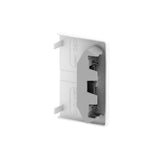 BETTERMANN Endstück GEB-K 110x70mm Kst GK-E70110WA li/re alu-look RAL9006