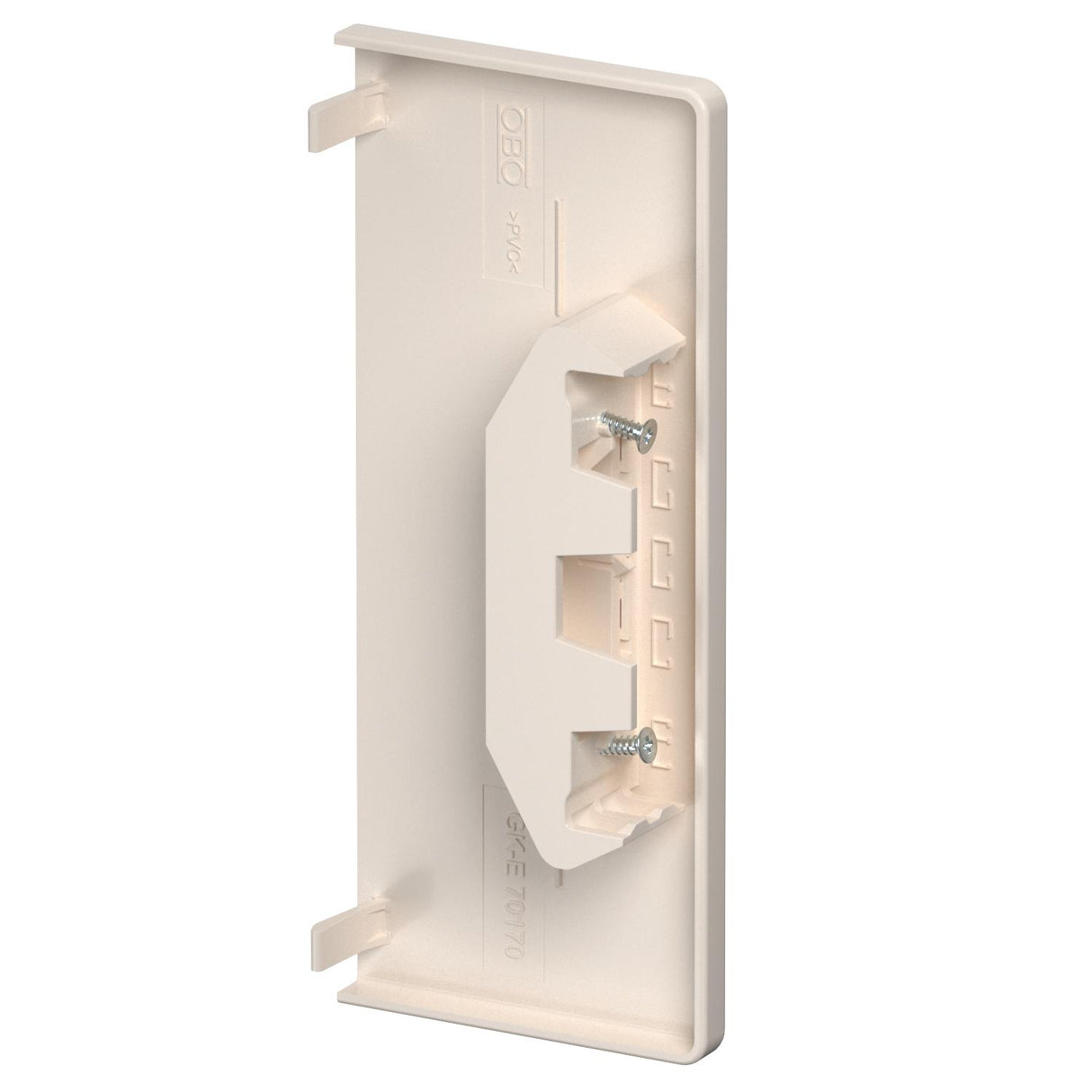 BETTERMANN Endstück GEB-K 170x70mm Kst GK-E70170CW li/re cws RAL9001 unbeh