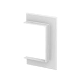BETTERMANN Wandanschlussblende GEB-K sym G-KWAO90130RW B198xT124mm Kst rws Wand