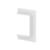 BETTERMANN Wandanschlussblende GEB-K sym G-AWAO90130RW B198xT124mm Alu rws Wand
