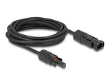 Delock DL4 Solar Kabel 4 mm² Stecker zu Buchse 5 m schwarz
