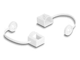Delock Staubschutz für RJ45 Stecker mit Befestigungsclip 50er Set farbig