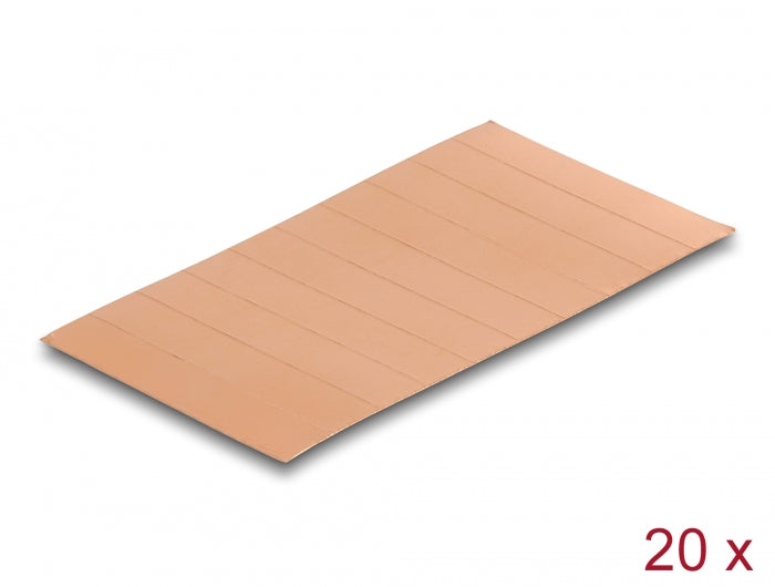 Delock Kupferstreifen 35 x 7 mm selbstklebend 200 Stück