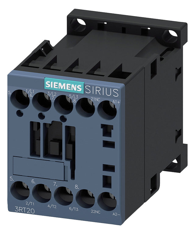 SIEMENS Leistungsschütz 7,5kW 3S 24VDC 3RT2018-1BB42-0CC0 16A 1Ö/Hilf REG