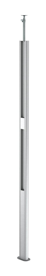 BETTERMANN Installationssäule alu oval ISST70140BRW 3300-3500mm eins SPANNEN
