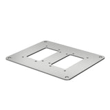 BETTERMANN Sockel Installationssäule 3mm ISSBP140100WA ST vz ws/alu RAL9006