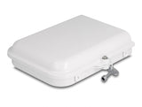 Delock LWL Verteilerbox für Innen- und Außenbereich IP65 wasserfest abschließbar 8 Port weiß