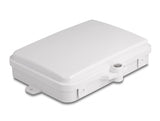 Delock LWL Verteilerbox für Innen- und Außenbereich IP65 wasserfest abschließbar 6 Port weiß
